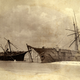 Three ships left marooned on Dog Island after the 1899 Carrabelle Hurricane, including from left the Norwegian bark “Vale”, the Norwegian bark “Jafnhar”, and in the far right corner, the American schooner “James A. Garfield”.